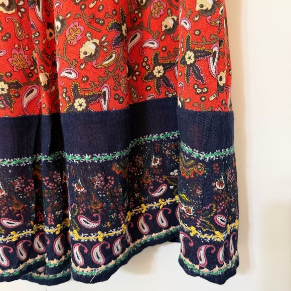 Anthropologie Akemi + Kin Rosalind Embroidered Dress Boho Festival Size Medium - Picture 3 of 13